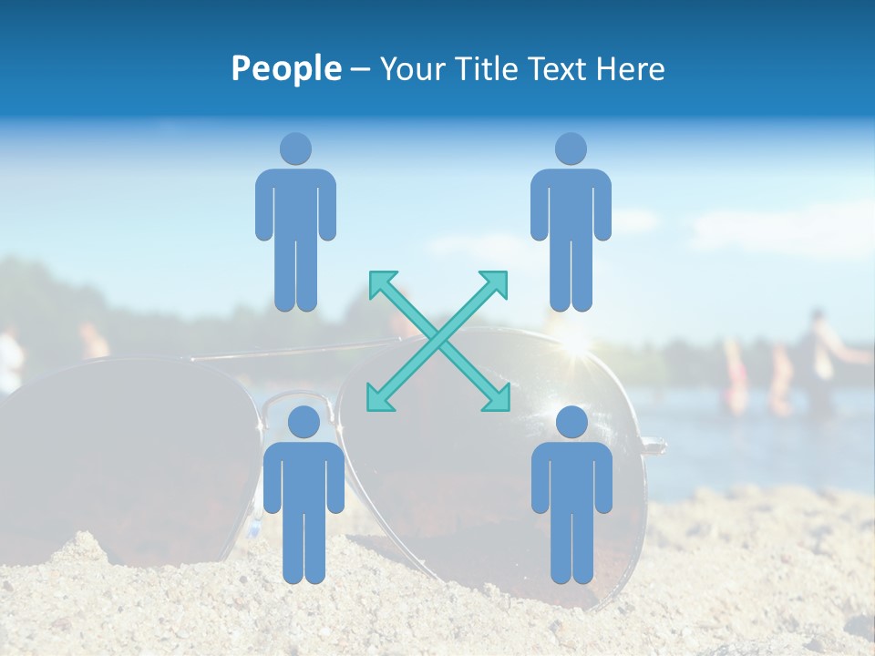 Strahlung Augen Erfrischung PowerPoint Template