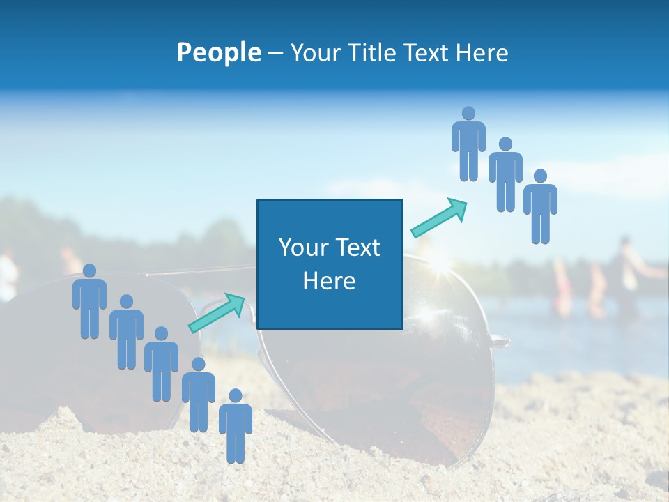 Strahlung Augen Erfrischung PowerPoint Template