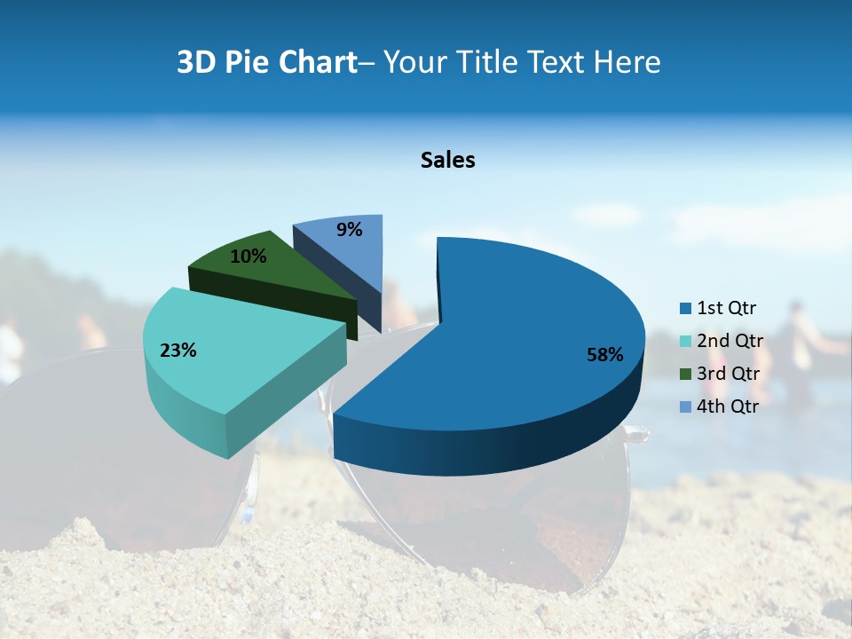 Strahlung Augen Erfrischung PowerPoint Template