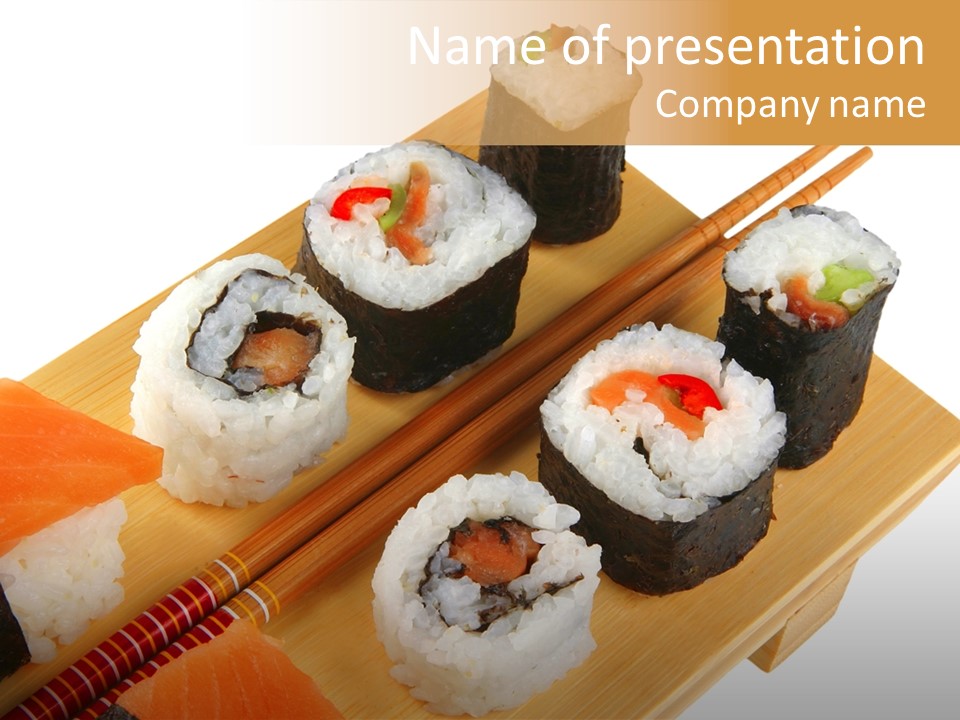 Dinner Asia Drink PowerPoint Template