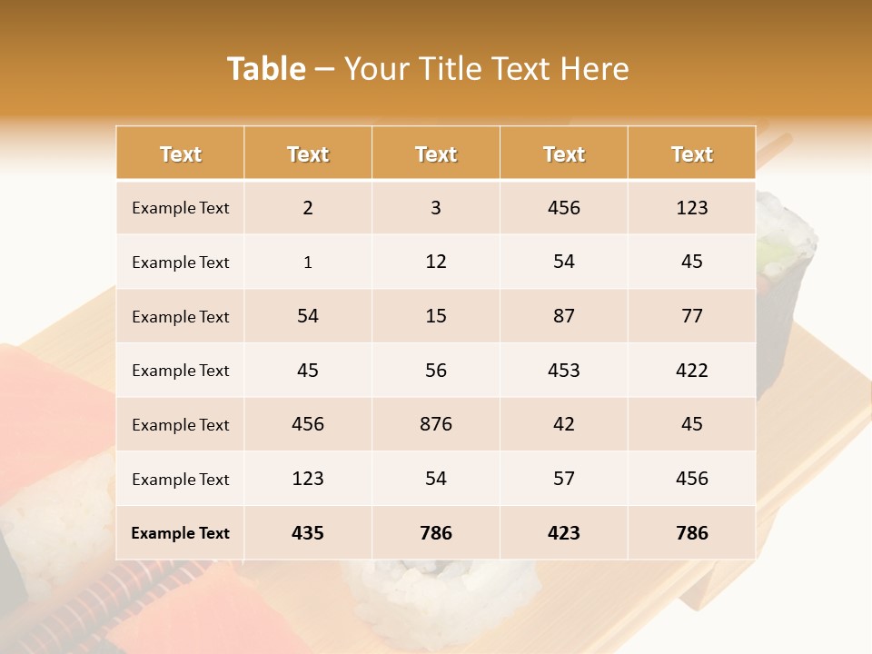 Dinner Asia Drink PowerPoint Template