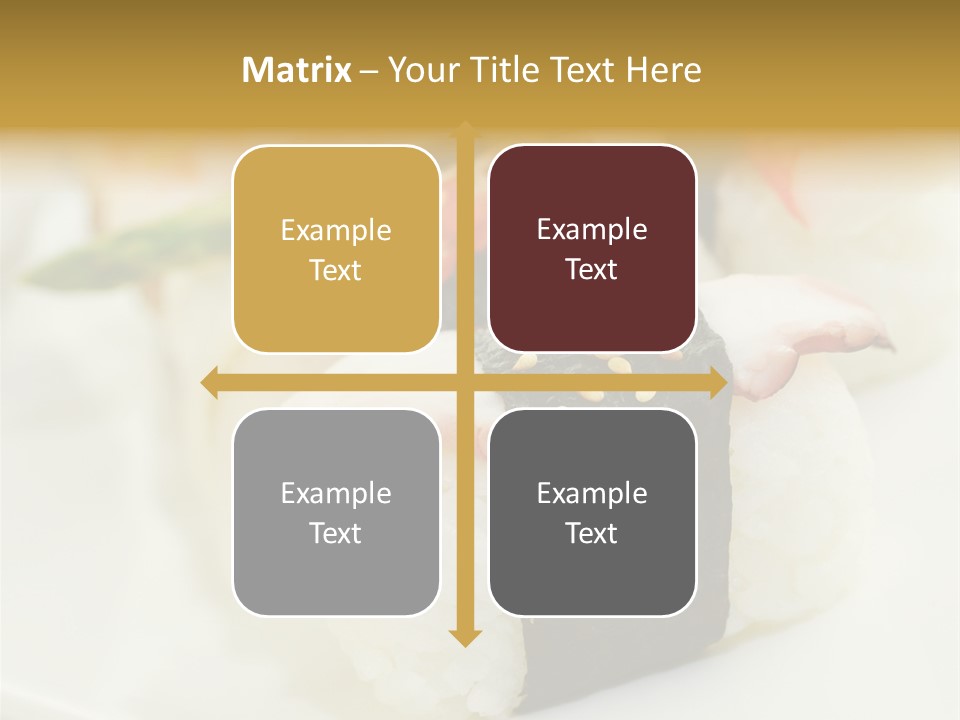 Nori Rolle Sesam PowerPoint Template