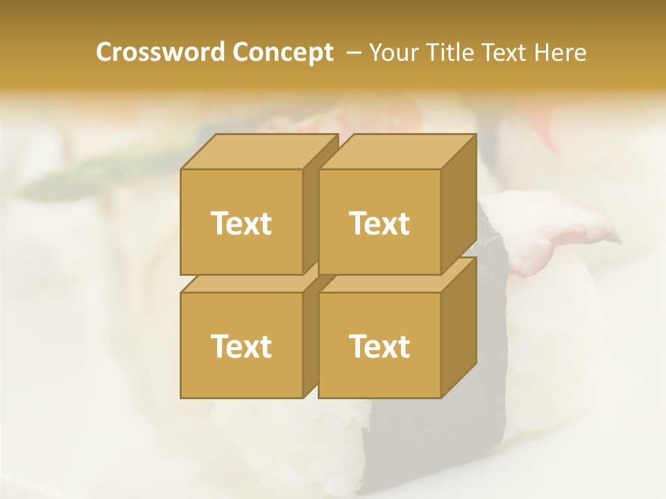 Nori Rolle Sesam PowerPoint Template