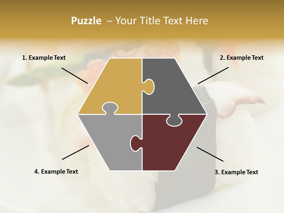 Nori Rolle Sesam PowerPoint Template