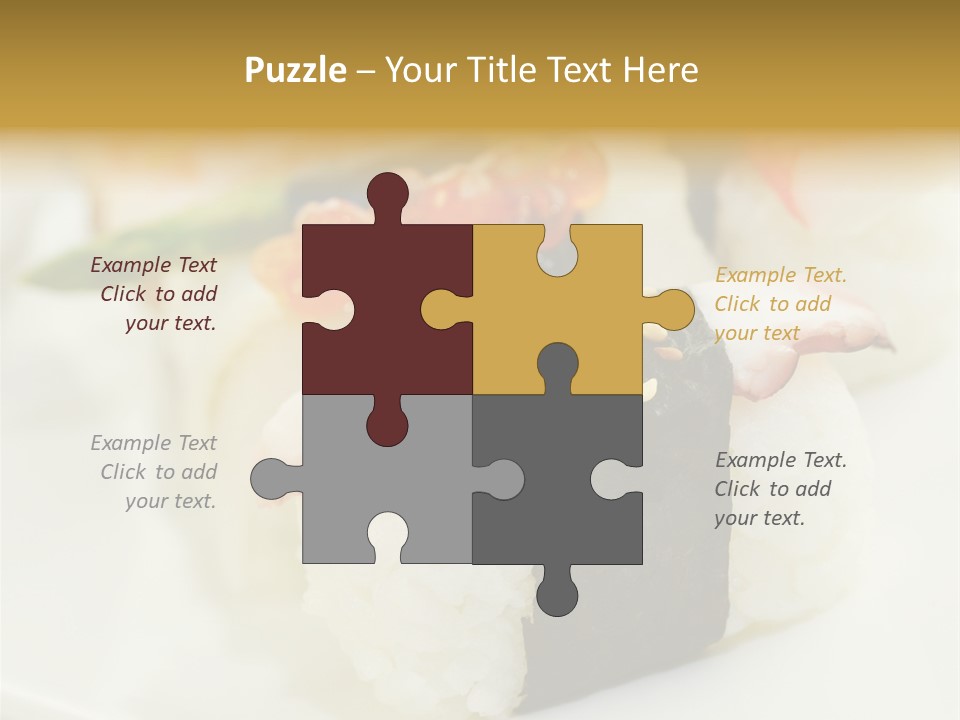 Nori Rolle Sesam PowerPoint Template