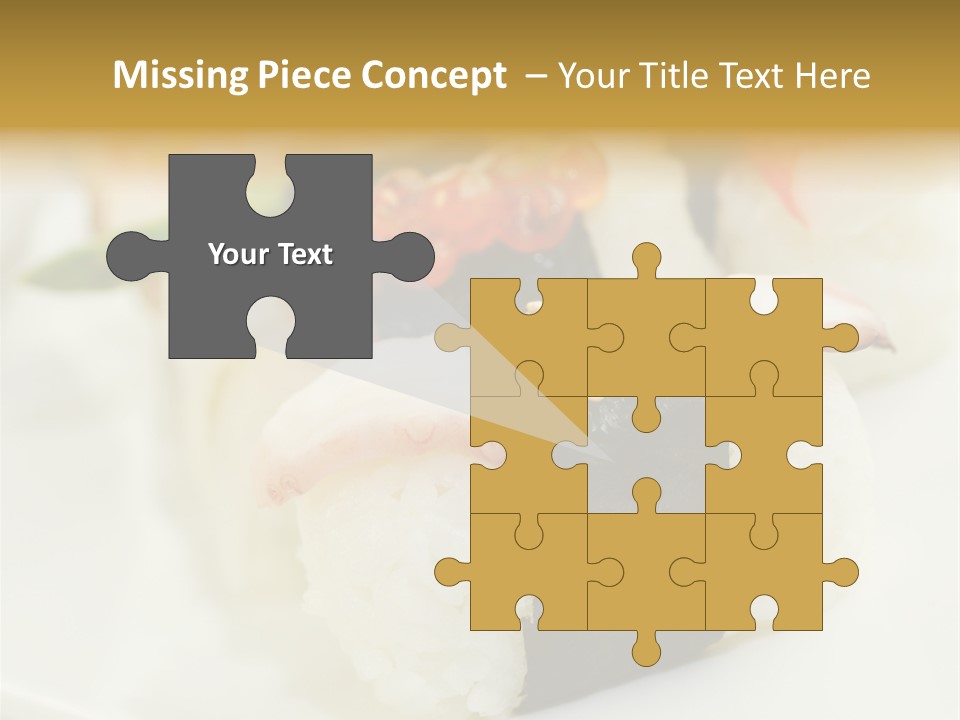 Nori Rolle Sesam PowerPoint Template