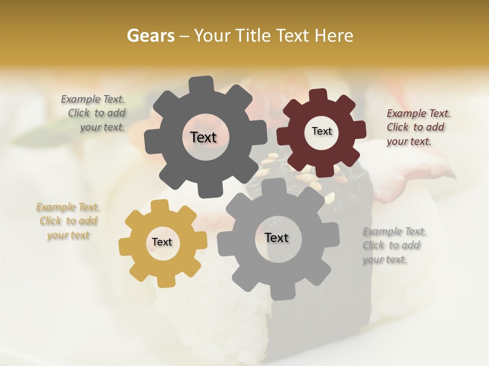 Nori Rolle Sesam PowerPoint Template