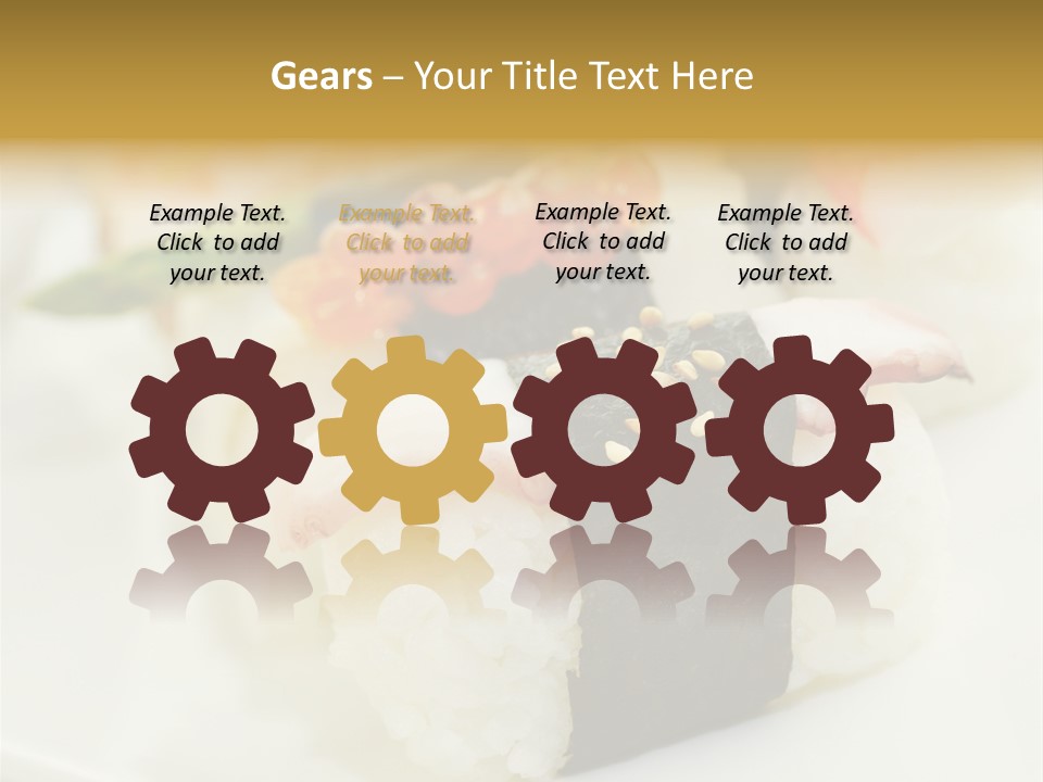 Nori Rolle Sesam PowerPoint Template