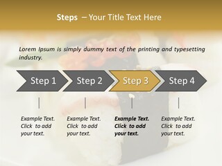 Nori Rolle Sesam PowerPoint Template
