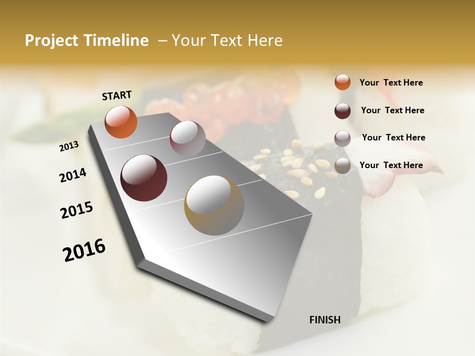 Nori Rolle Sesam PowerPoint Template