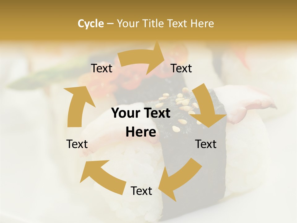 Nori Rolle Sesam PowerPoint Template