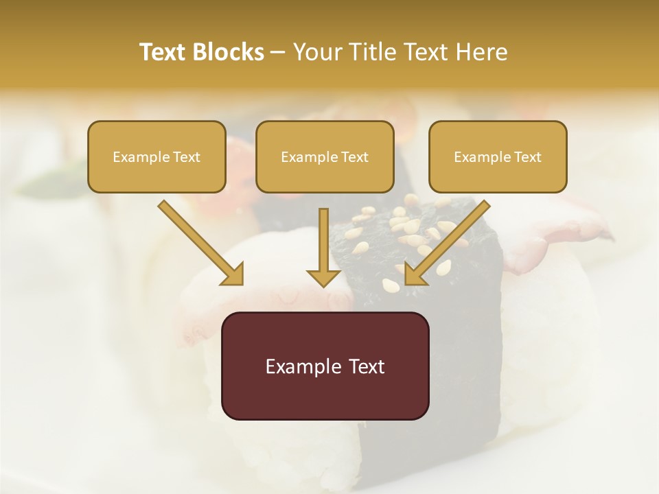 Nori Rolle Sesam PowerPoint Template