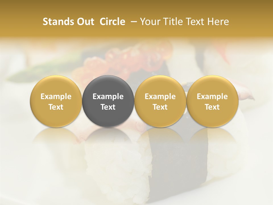 Nori Rolle Sesam PowerPoint Template