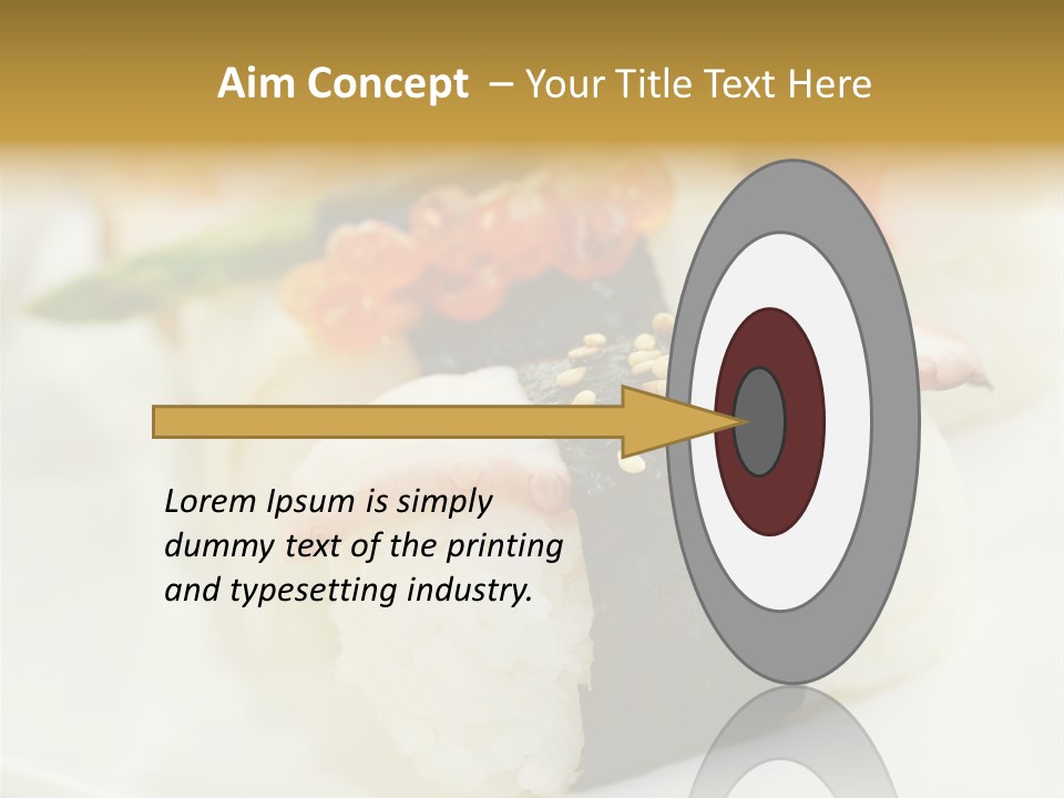 Nori Rolle Sesam PowerPoint Template