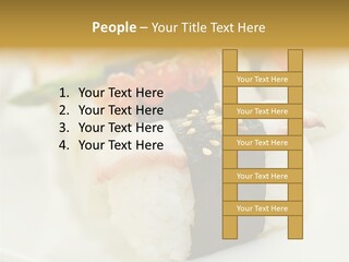 Nori Rolle Sesam PowerPoint Template