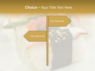 Nori Rolle Sesam PowerPoint Template