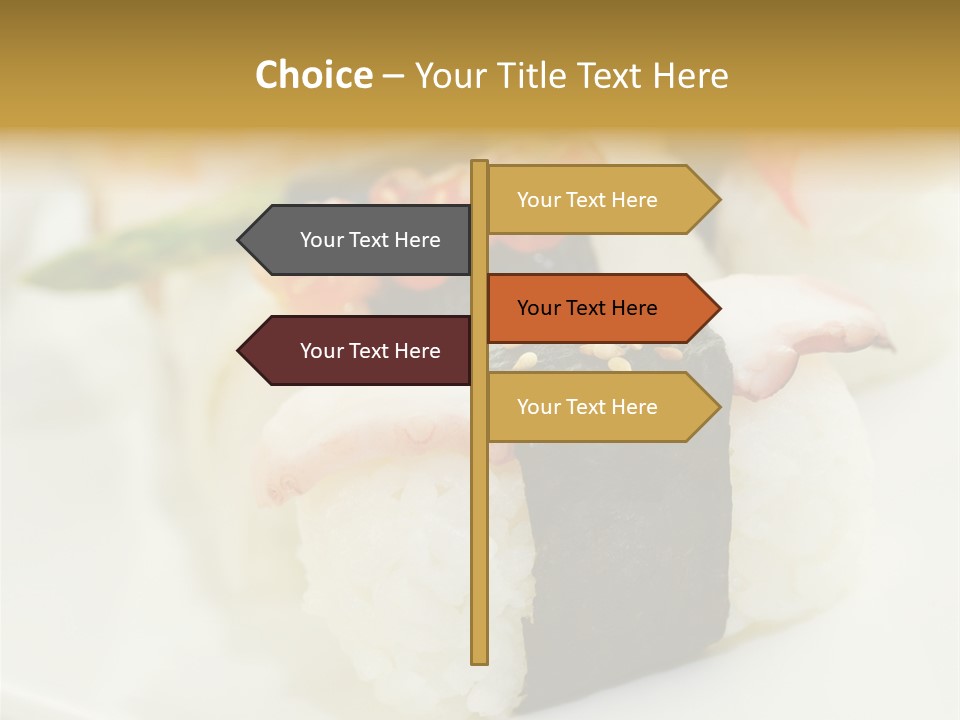 Nori Rolle Sesam PowerPoint Template