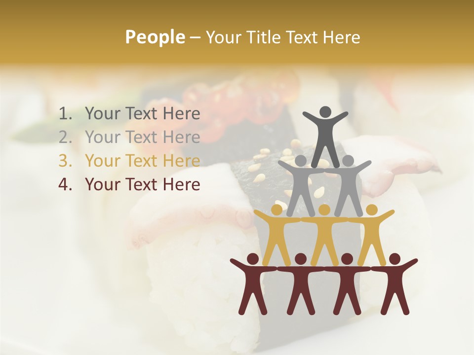 Nori Rolle Sesam PowerPoint Template