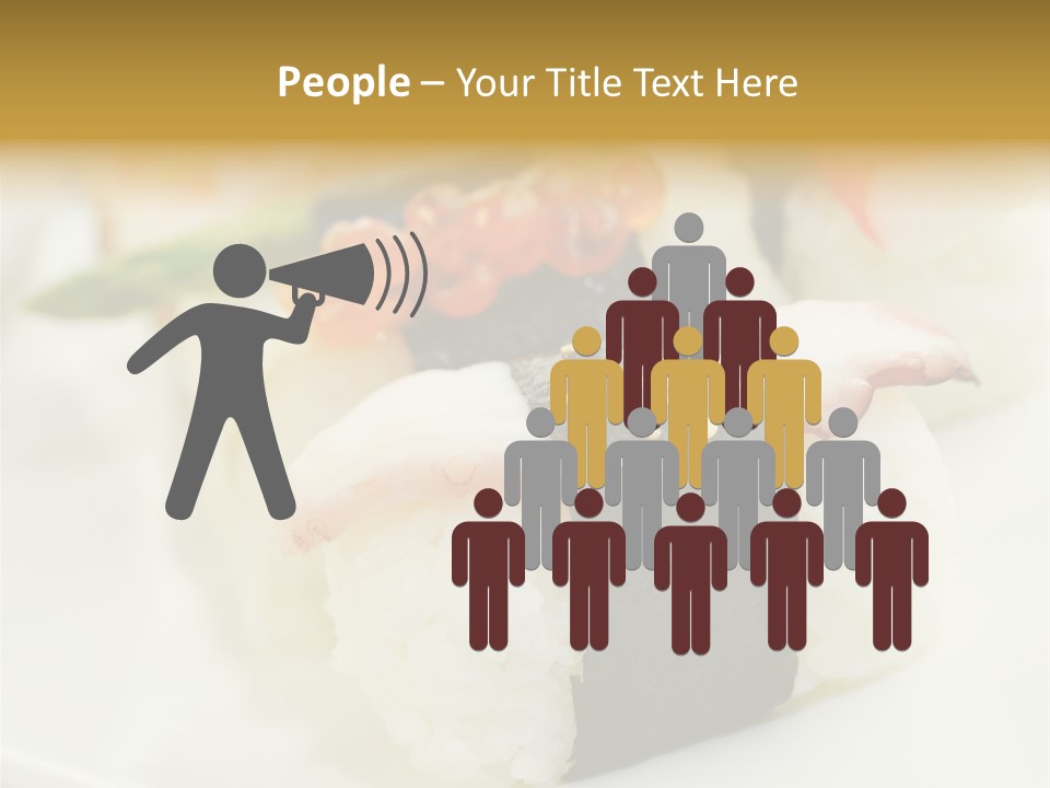 Nori Rolle Sesam PowerPoint Template