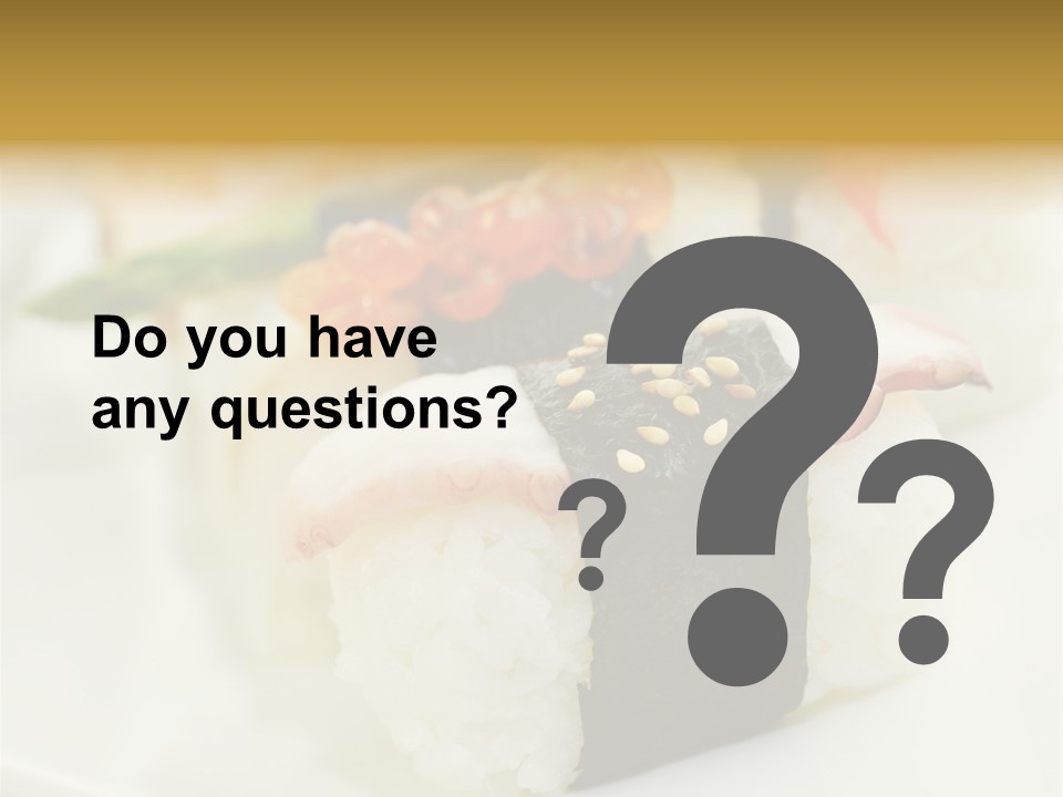 Nori Rolle Sesam PowerPoint Template