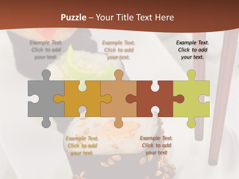 Imbiss Feinschmecker Lachsfilet PowerPoint Template