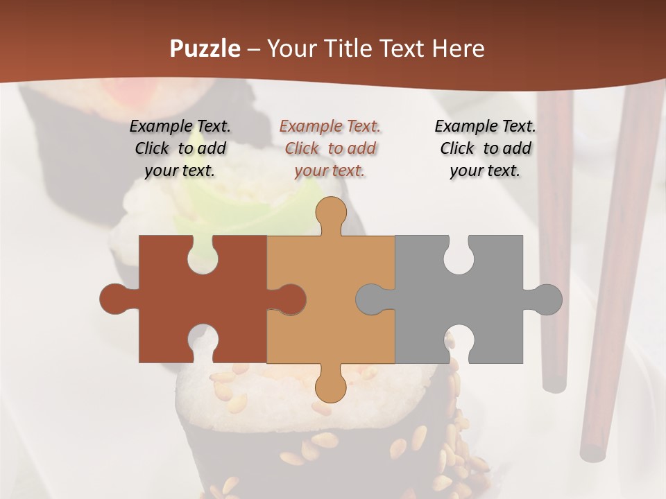 Imbiss Feinschmecker Lachsfilet PowerPoint Template