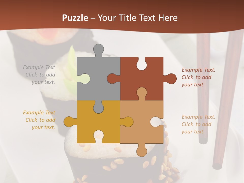 Imbiss Feinschmecker Lachsfilet PowerPoint Template