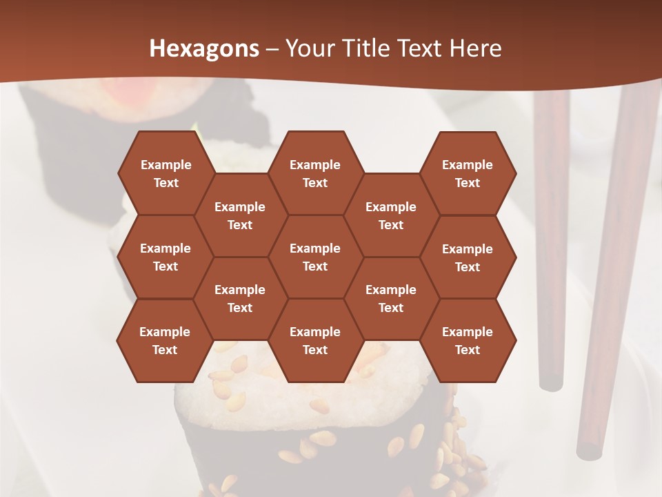 Imbiss Feinschmecker Lachsfilet PowerPoint Template