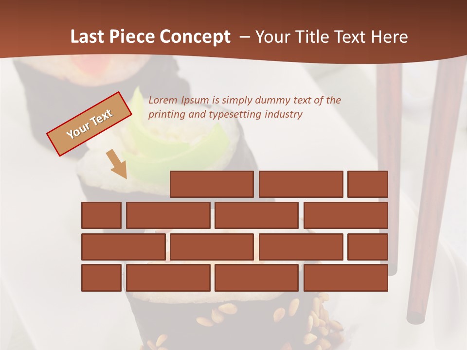 Imbiss Feinschmecker Lachsfilet PowerPoint Template