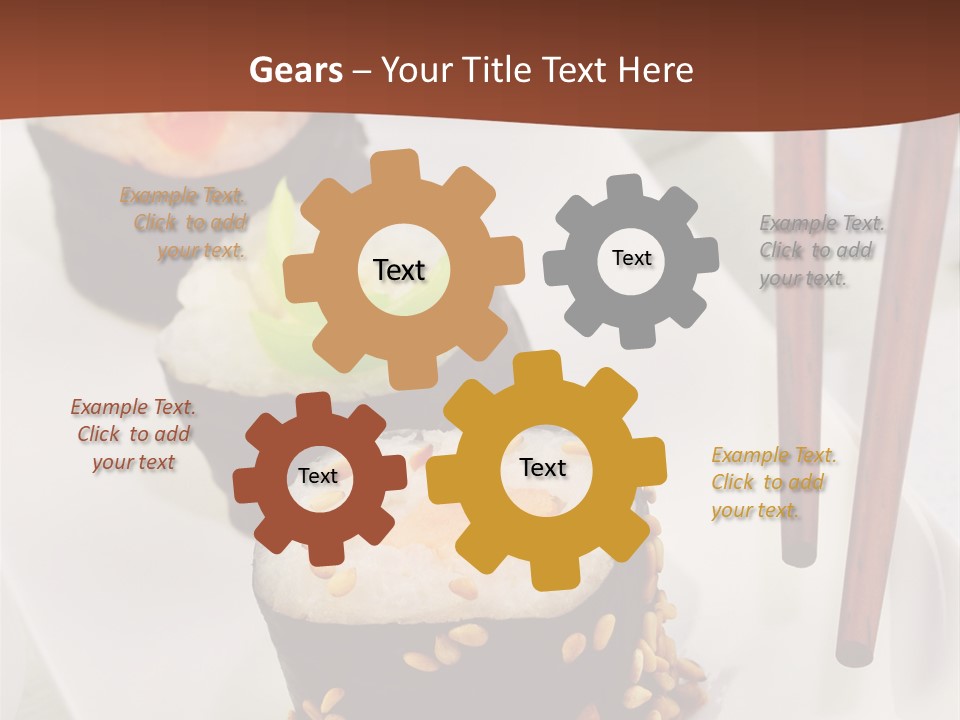 Imbiss Feinschmecker Lachsfilet PowerPoint Template