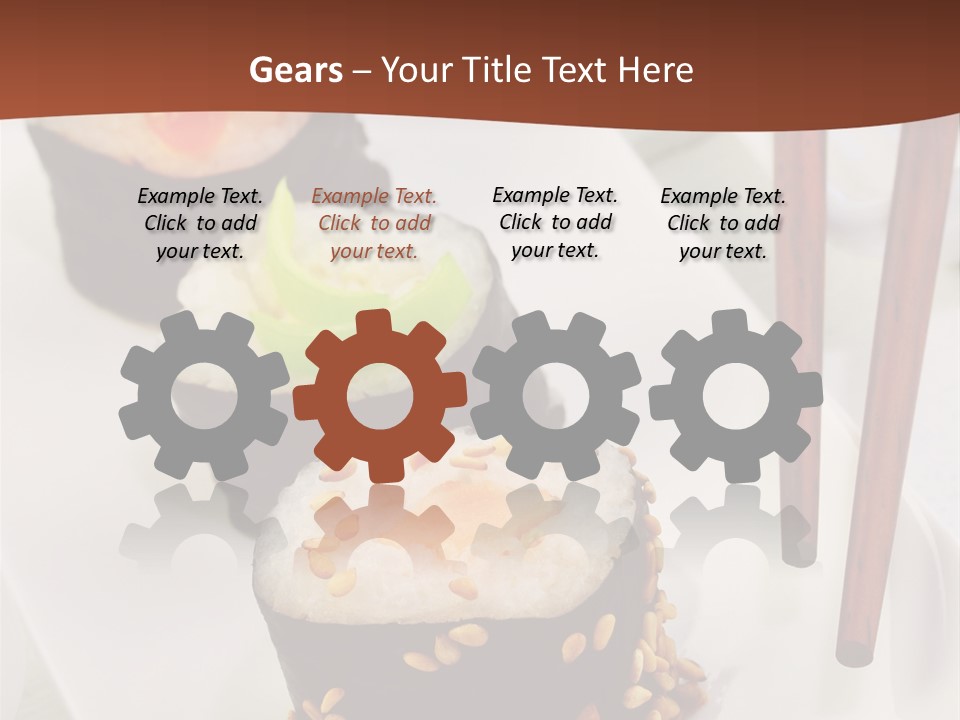 Imbiss Feinschmecker Lachsfilet PowerPoint Template