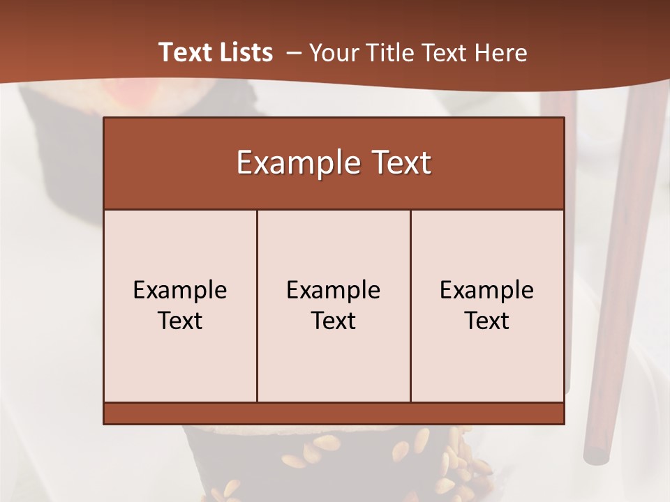 Imbiss Feinschmecker Lachsfilet PowerPoint Template