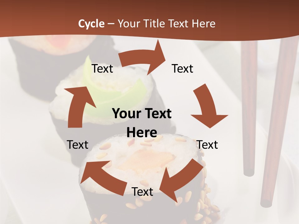 Imbiss Feinschmecker Lachsfilet PowerPoint Template