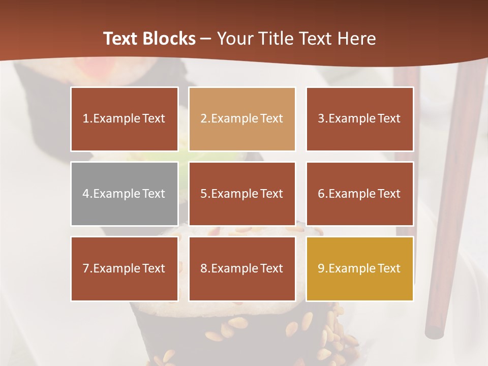 Imbiss Feinschmecker Lachsfilet PowerPoint Template
