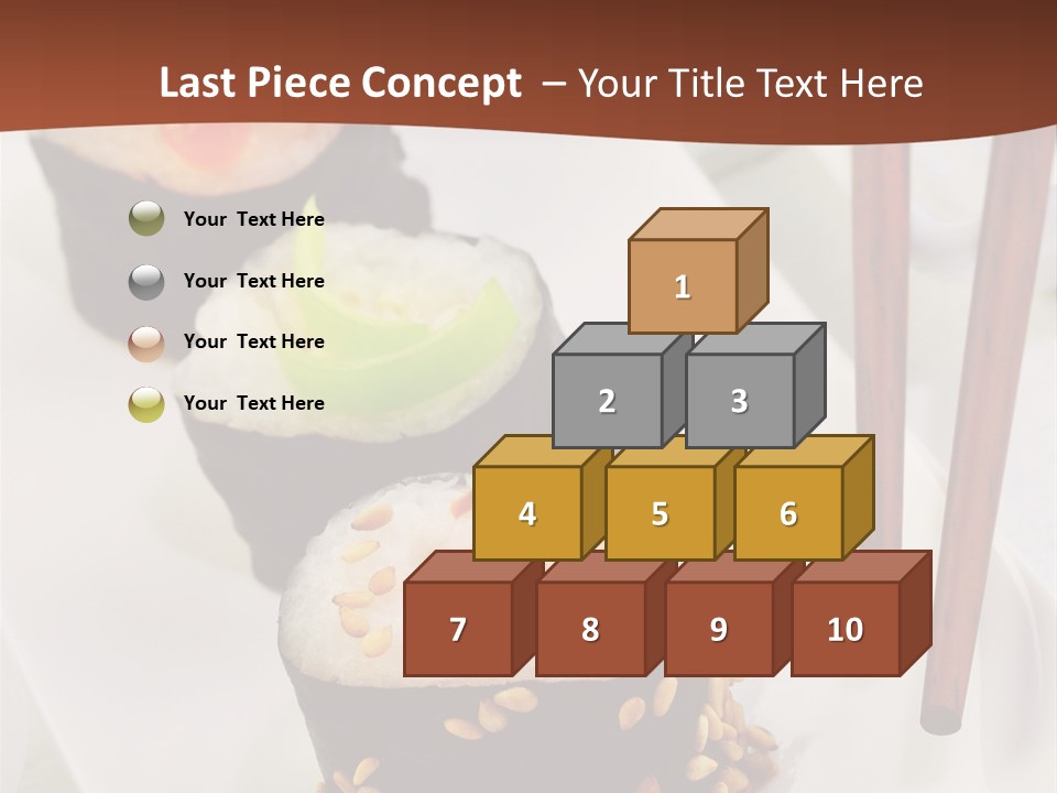 Imbiss Feinschmecker Lachsfilet PowerPoint Template