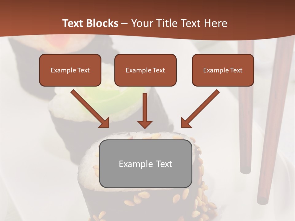 Imbiss Feinschmecker Lachsfilet PowerPoint Template