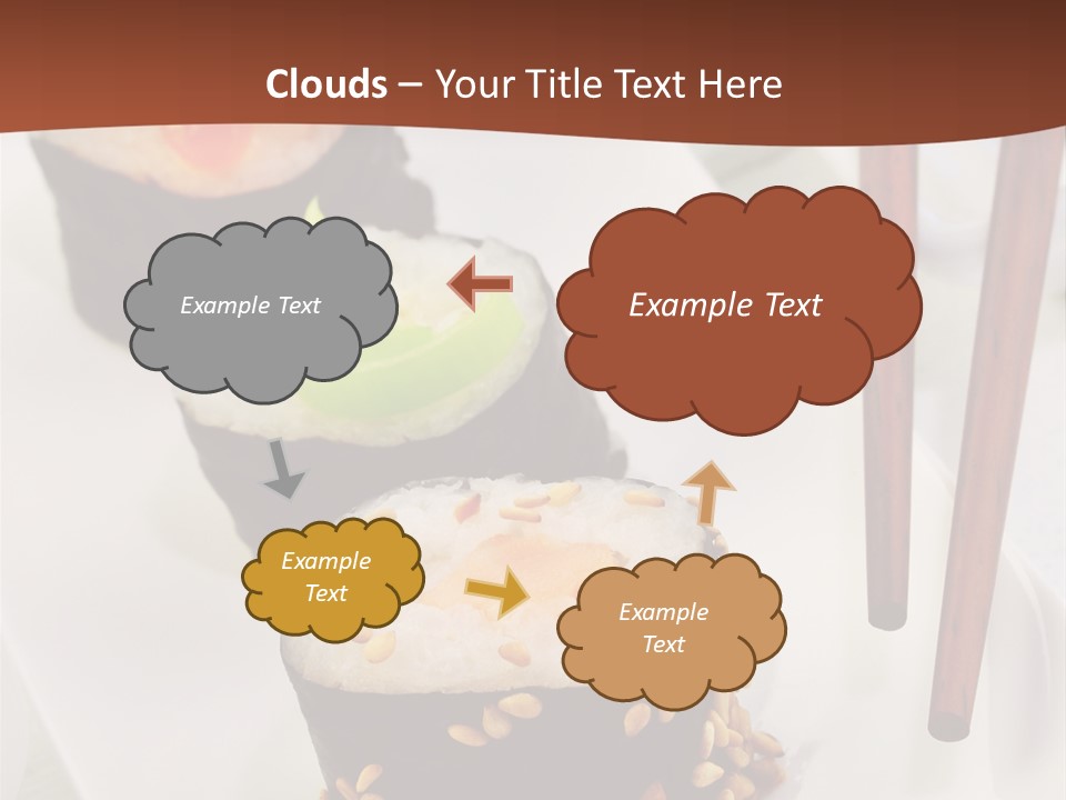 Imbiss Feinschmecker Lachsfilet PowerPoint Template