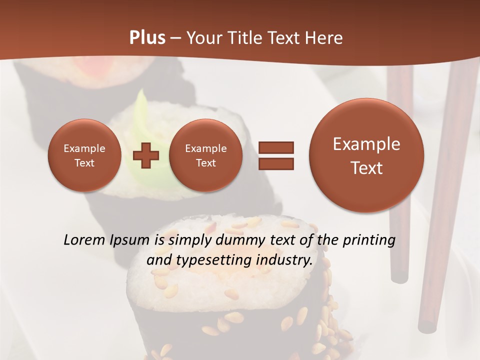 Imbiss Feinschmecker Lachsfilet PowerPoint Template