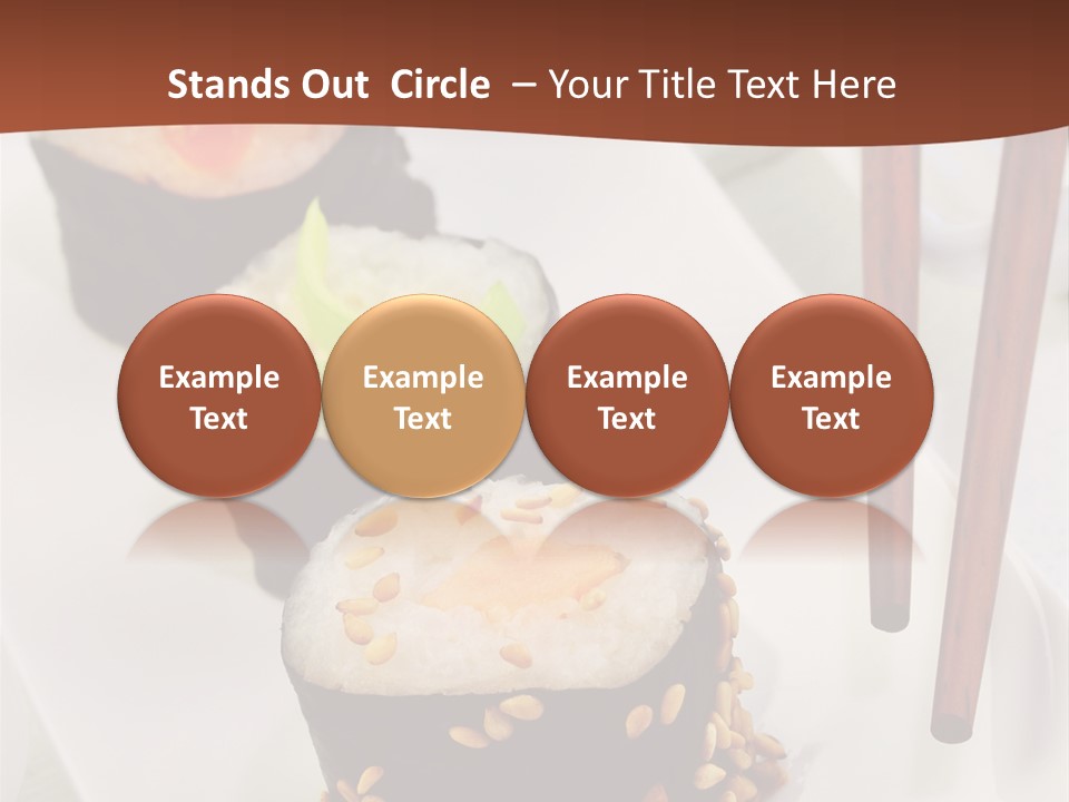 Imbiss Feinschmecker Lachsfilet PowerPoint Template