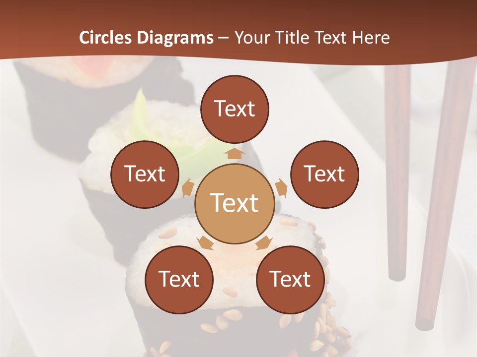 Imbiss Feinschmecker Lachsfilet PowerPoint Template