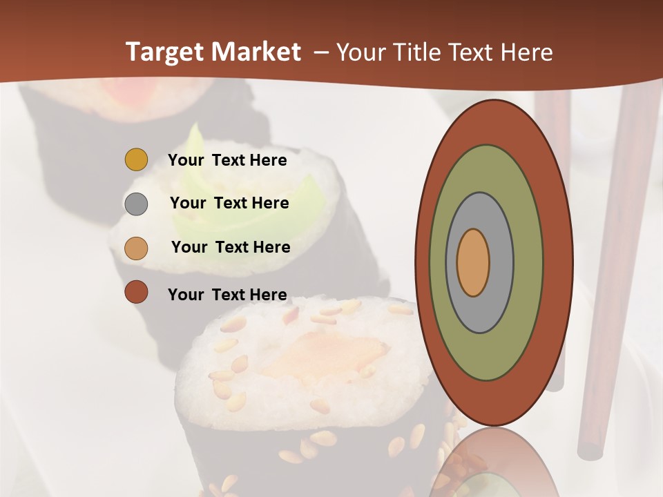 Imbiss Feinschmecker Lachsfilet PowerPoint Template