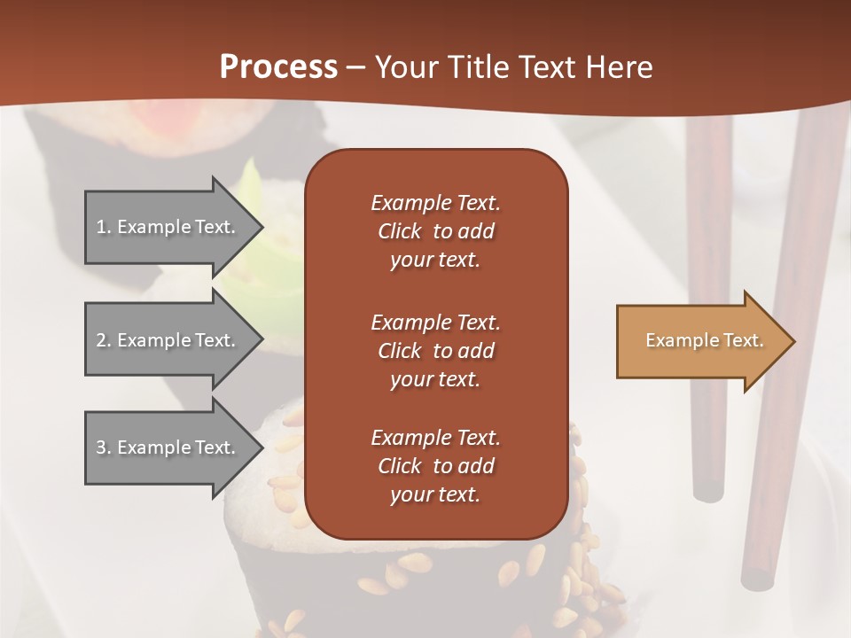 Imbiss Feinschmecker Lachsfilet PowerPoint Template
