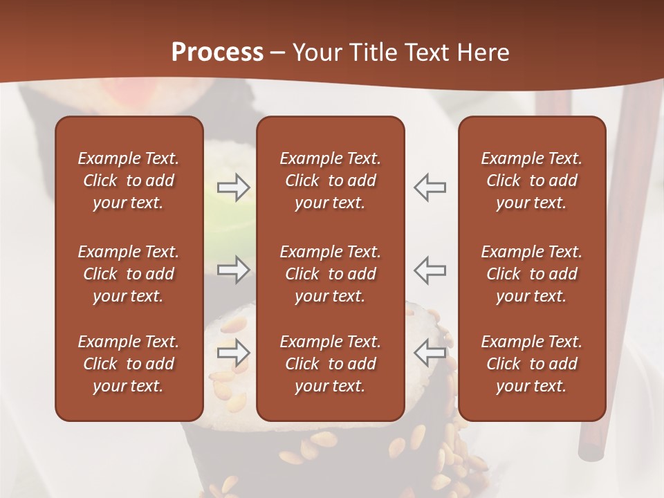 Imbiss Feinschmecker Lachsfilet PowerPoint Template