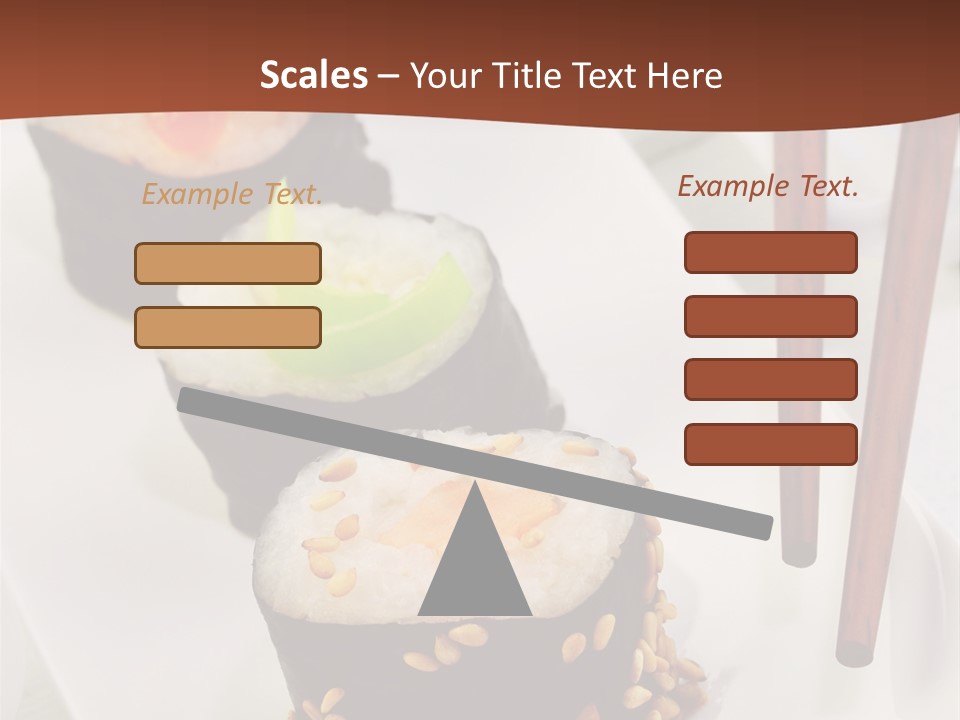 Imbiss Feinschmecker Lachsfilet PowerPoint Template