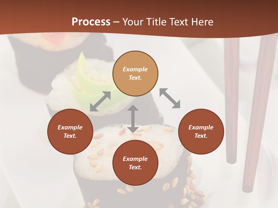 Imbiss Feinschmecker Lachsfilet PowerPoint Template