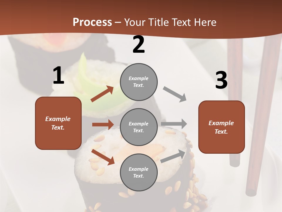 Imbiss Feinschmecker Lachsfilet PowerPoint Template
