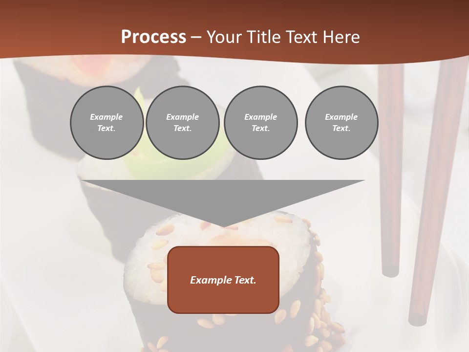 Imbiss Feinschmecker Lachsfilet PowerPoint Template
