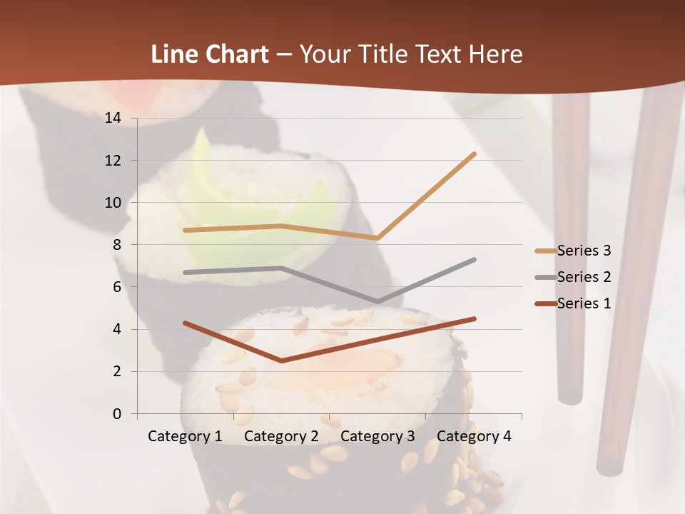 Imbiss Feinschmecker Lachsfilet PowerPoint Template