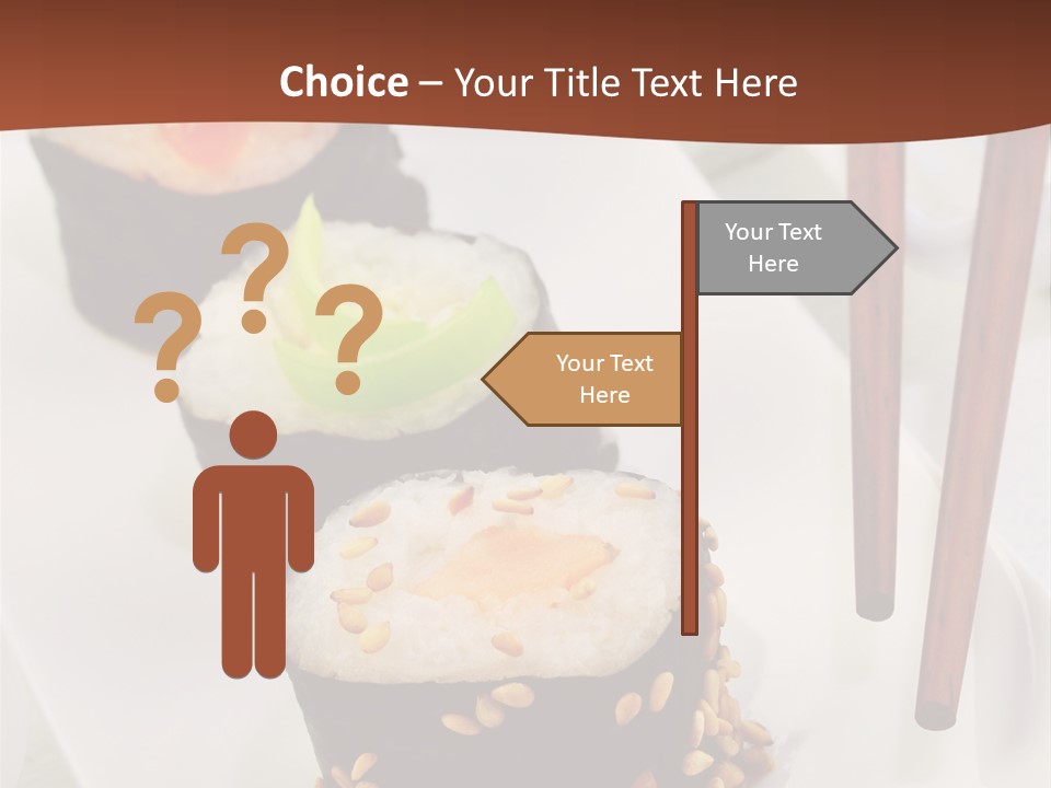 Imbiss Feinschmecker Lachsfilet PowerPoint Template