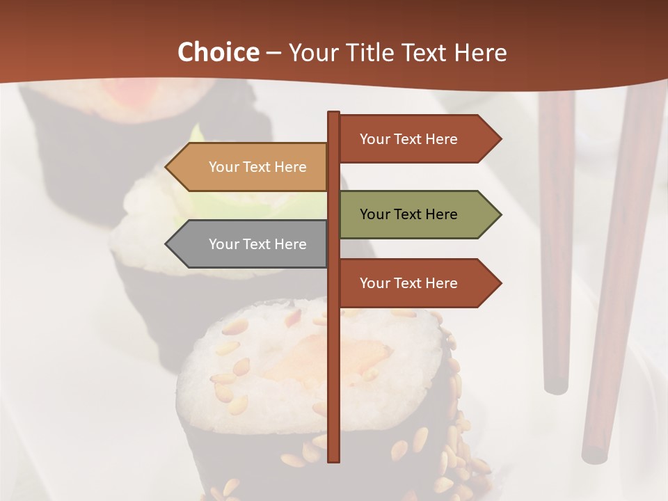 Imbiss Feinschmecker Lachsfilet PowerPoint Template